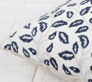 Housse de coussin à franges imprimée Jaipuri bleu et blanc bohème, housse de coussin décorative ethnique indienne pour la décoration de la maison - Product Image 2