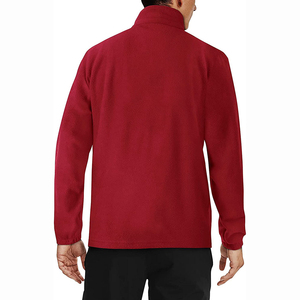Veste d'hiver pour homme personnalisée avec col montant, fermeture éclair intégrale, polaire pour activités de plein air - Product Image 2