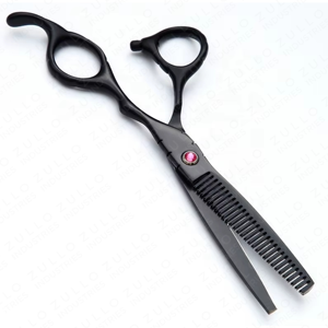 Premium 6 Inch Black Stainless Steel Hair Cutting Scissors Professional Barber Shears Custom Branding Salon <b>Tool</b> - Product Image 6