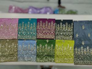 ผ้าทาฟต้าคุณภาพเยี่ยม ดีไซน์โซมาเลียนกอร์กูราสุดทันสมัย พร้อมลายซาบักแบบดั้งเดิม งานแฮนด์เมด เนื้อผ้าหนา เหมาะสำหรับงานพิเศษ - Product Image 3