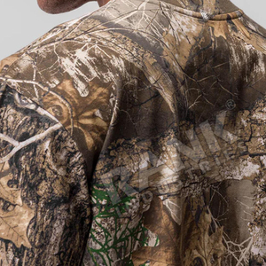 Camiseta de Caza para Exteriores de Nuevo Diseño, Fabricada Directamente, con Patrón Sólido, Impermeable, Transpirable, en Oferta, Camisetas de Caza de Algodón para Exteriores - Product Image 4