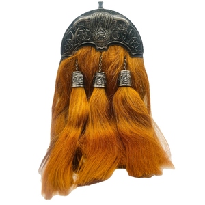 Esporrans de Piel y Pelo de Cabra al por Mayor con Cierre de Pin Lock y Tres Borlas de GNG IMPEX - Product Image 4