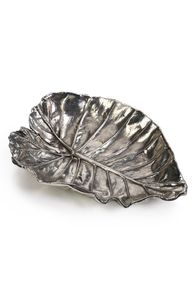 Leaf Shaped Gold Metal <b>Decorative</b> Tray With Pink Flower Modern Design Handmade Serving <b>Plate</b> For Party Use - Product Image 2