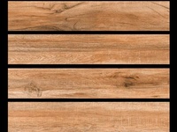 Carreaux de sol et de mur en céramique vitrifiée en porcelaine émaillée 200X1000 mm pour l'intérieur et l'extérieur avec un design de série nuage en bois