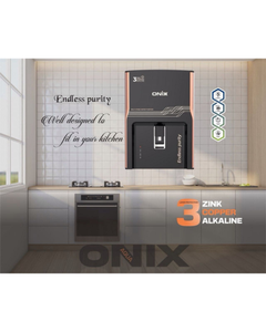 เครื่องกรองน้ำ ONIX BLACK WATER ระบบ RO ซิงค์ คอปเปอร์ อัลคาไลน์ TDS ความจุ 10 ลิตร พร้อมไฟ LED แสดงสถานะ วัสดุเกรดอาหาร สำหรับใช้ในบ้าน - Product Image 1