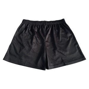 Shorts de basket-ball pour hommes SHY SPORTS personnalisés en maille rétro 100% polyester, 6 pouces, pour la salle de sport, sublimés et brodés sur mesure - Product Image 3