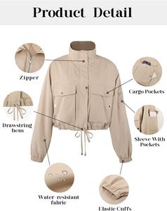 Chaquetas Impermeables para Mujer, Diseño Nuevo, Alta Calidad, con Capucha, Personalizables - Product Image 4