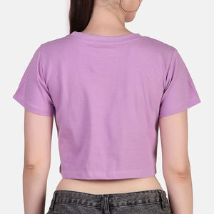 T-shirts courts légers et écologiques pour femmes, imprimés à carreaux, personnalisables, de haute qualité, respirants, mode décontractée - Product Image 3