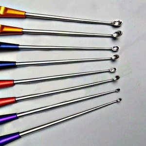 Curettes cervicales osseuses, instruments orthopédiques pour la colonne vertébrale, ensemble de 8 pièces, curette chirurgicale manuelle en acier inoxydable, neurochirurgie CHIRURGICAL - Product Image 2