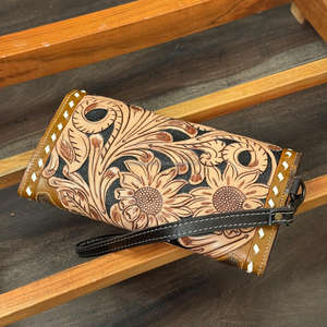 กระเป๋าสตางค์2025หนังวัวแท้สำหรับผู้หญิงกระเป๋าคลัทช์เครื่องมือทำมือดีไซน์ใหม่ขายดี - Product Image 5