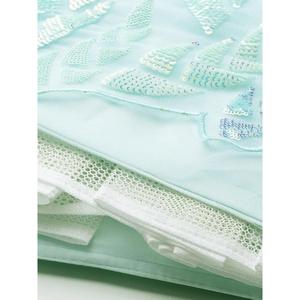 Lehenga choli ตาข่ายเลื่อมสีฟ้าที่น่าสนใจกับ dupatta - Product Image 3