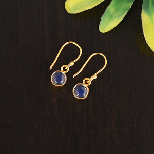 925 Sterling <b>Silver</b> Crystal Gemstone Elegant <b>Dangle</b> <b>Earrings</b> for Women - Product Image 3