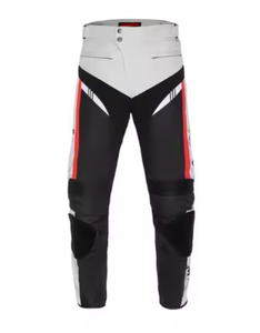 Unisex <b>Motorcycle</b> Racing <b>Jacket</b> Pants Set Waterproof PU Leather Quick Dry Breathable Windproof Protective Armor Zipper Pockets - Product Image 3