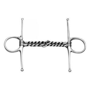 Copper Twisted Wire Full Cheek Horse Bit Stainless Steel Equestrian Riding Equipment by Riaz Jamal intel - Product Image 4