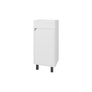 Meuble-lavabo blanc intégré pour salle de bain - Product Image 3