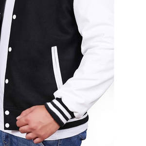 Chaquetas de Béisbol Personalizadas al Por Mayor con Número Cosido para Equipos Escolares, Chaqueta Varsity Económica para Niños - Product Image 6