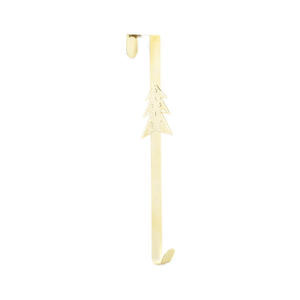 Wreath Holder <b>Reindeer</b> Shape Eco-Friendly Wall Mount Indoor <b>Christmas</b> Home Decoration Metal Brass Hanging - Product Image 3