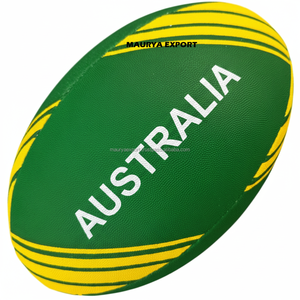 Custom Branded Match Rugby Ball with Custom Club Logo directly from factory with door to door Shipping - Product Image 3