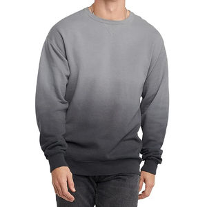 Sweat-shirt à col rond pour homme, 100% coton, tricoté, couleur unie, coupe classique, pull décontracté, vêtements d'automne 2027 - Product Image 6