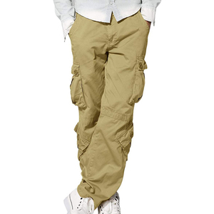 Pantalones Cargo Casuales de Lona 100% Algodón para Hombre, de Alta Calidad, con Logotipo Personalizado, Otoño 2024, 4 Bolsillos, Venta al Por Mayor - Product Image 2