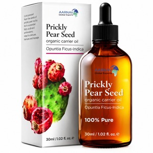 AARNAV Global Exports Huile de graines de figue de Barbarie 100% pure pressée à froid, huile essentielle biologique pure, raffermissante pour tous types de peau, 30 ml - Product Image 1
