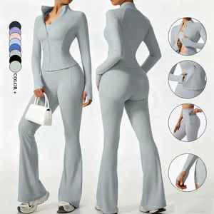 Conjunto de Compresión de Alto Rendimiento para Mujer, Bra Deportivo Sin Costuras, Leggings de Cintura Alta, Fabricante de Ropa Deportiva Personalizada - Product Image 3