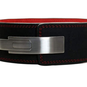 Cinturón de levantamiento de pesas personalizado con hebilla de liberación rápida a color y logotipo personalizado para venta en línea a precio económico. - Product Image 3