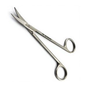 Tijeras Quirúrgicas Kelly Curvas de 6.25 Pulgadas, Tijeras de Disección Médicas, Dentales y ORL, Instrumento Quirúrgico de Acero Inoxidable - Product Image 2