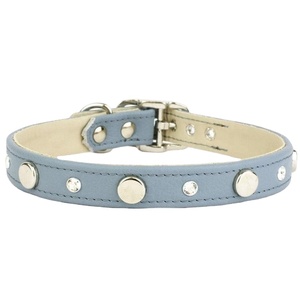 Superior Quality Handmade Leather <b>Dog</b> <b>Collar</b> With New Designed Studs and Crystal Studs Manufacturer Indian Supplier - Product Image 1