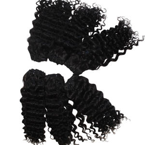 Realza tu look con el cabello rizado Jerry 3c/4a de 150 gramos, volumen completo, cabello 100% real para una belleza llamativa, con movimiento y duradera. - Product Image 1