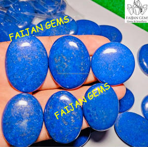 Cabochon de pierre précieuse naturelle de lapis-lazuli de haute qualité, marque FAIJAN GEMS, origine Rajasthan, certifié par une tierce partie, personnalisable - Product Image 5