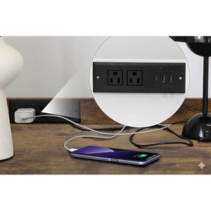 Rolling <b>Printer</b> <b>Stand</b> with Power Outlets - Product Image 4