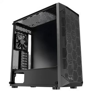 Case PC Gaming Mid-Tower ad Alto Flusso d'Aria con Pannello in Vetro Temperato, 4 Ventole da 120 mm, Filtro Antipolvere e Gestione Cavi - Product Image 1