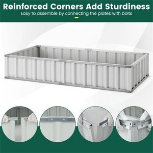 69\" Mini Greenhouse Garden Bed for Small Spaces - Product Image 6