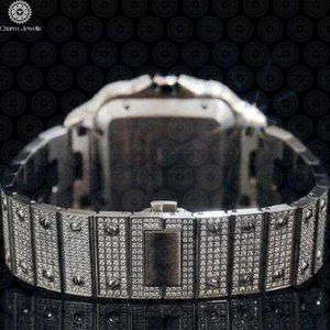 Reloj de Lujo para Hombre Charm Jewells, de Acero Inoxidable, Esfera Cuadrada, Cristal, Movimiento Mecánico Analógico, 40 mm, Cierre Oculto con Botón de Presión, 10 - Product Image 3