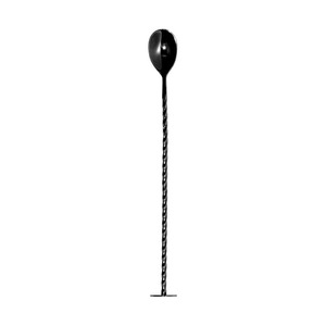 Cuillère à bar en acier inoxydable torsadée contemporaine, outil de mélange de cocktails haut de gamme, accessoire de mélange de boissons de luxe - Product Image 3