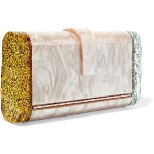 Pochette de soirée en résine de cristal de luxe pour femmes, accessoire de mode pour mariage et occasions spéciales - Product Image 4