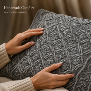 Luxury Boho Macrame Cushion <b>Cover</b> Handmade Cotton Woven Textured Decorative <b>Throw</b> Pillow Case Grey Vintage <b>Sofa</b> LivingRoom Decor - Product Image 2