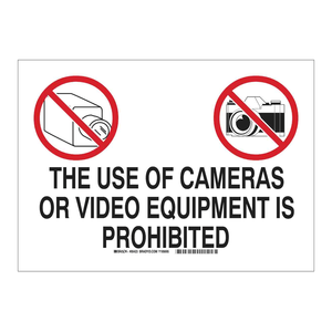 Señal de Prohibido Entrar para Laboratorios y Áreas de Seguridad Brady - Cartel de Advertencia Impreso con UV - Product Image 1