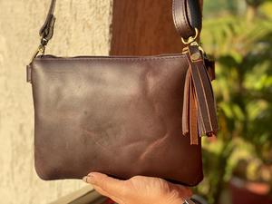 Mini bolso cruzado de piel de vaca mecanizado a mano para mujer, bolso móvil, bolso de mano de cuero de vaca occidental de marca personalizada - Product Image 5