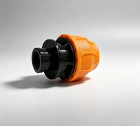 Adaptateur de compression PP à filetage femelle PN16, raccord de tuyauterie HDPE à filetage femelle pour l'alimentation en eau et l'irrigation