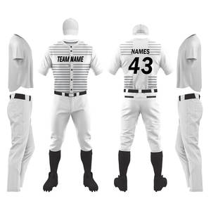 Personaliza Tu Propio Diseño de Uniforme de Béisbol Unisex, Conjunto de Camiseta y Pantalón de Béisbol de Primera Calidad, Uniformes de Béisbol Profesionales - Product Image 1