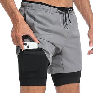 Shorts de sport pour hommes, conçus pour l'entraînement, la course à pied, la gym et les activités sportives, avec tissu respirant. - Product Image 4