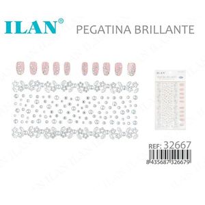 Adesivi con strass scintillanti ILAN per unghie 32667 - Product Image 1