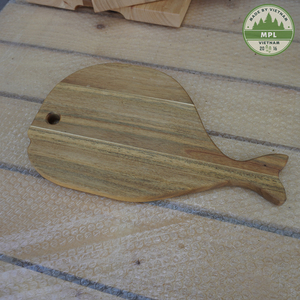 Tabla de cortar de madera de acacia grande de alta calidad, diseño ecológico y elegante, la última tabla de cortar de madera del fabricante de Vietnam para Cocina - Product Image 4
