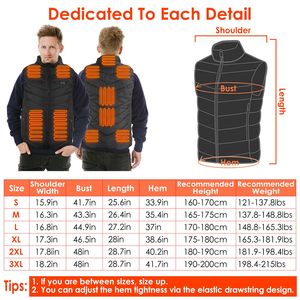 Gilet Riscaldato USB per Uomo e Donna, Giacca Termica Elettrica con 3 Livelli di Temperatura, Cappotto e Gilet Riscaldante - Product Image 6