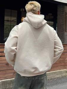 Sweat à capuche surdimensionné en molleton de coton avec strass motif araignée, style streetwear, motif graphique, pour homme, design personnalisé - Product Image 2