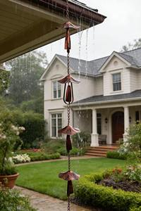 Chaîne de pluie suspendue en métal en forme de champignon, style Art Déco, pour la décoration extérieure de jardin et le drainage de l'eau de pluie des gouttières de toit, en provenance d'Inde - Product Image 3