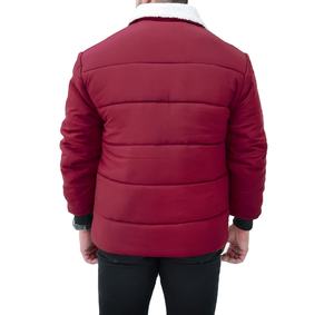 Chaqueta Acolchada de Algodón con Cremallera y Estampado de Letras, Chaqueta Acolchada con Cinta para Hombre, Venta al por Mayor, Personalizada, 2026 - Product Image 6