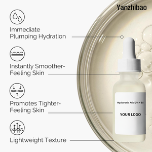 निजी लेबल हाइलूरोनिक एसिड + बी 5 फेस सीरम 1 औंस-डीप हाइड्रेशन और प्लाम्पर, चिकनी त्वचा के लिए सिरेमिक के साथ त्वचा बाधा मरम्मत - Product Image 5